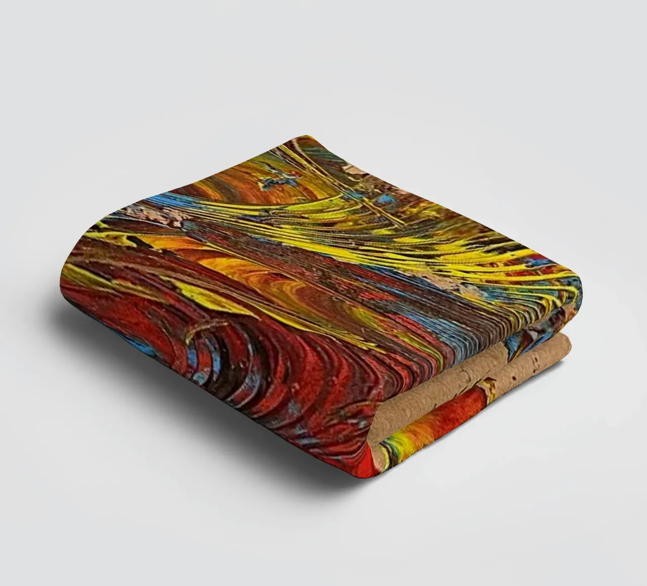 NATURAL STYLE 58 Handtuch von Thierry Vobmann Abstract painting