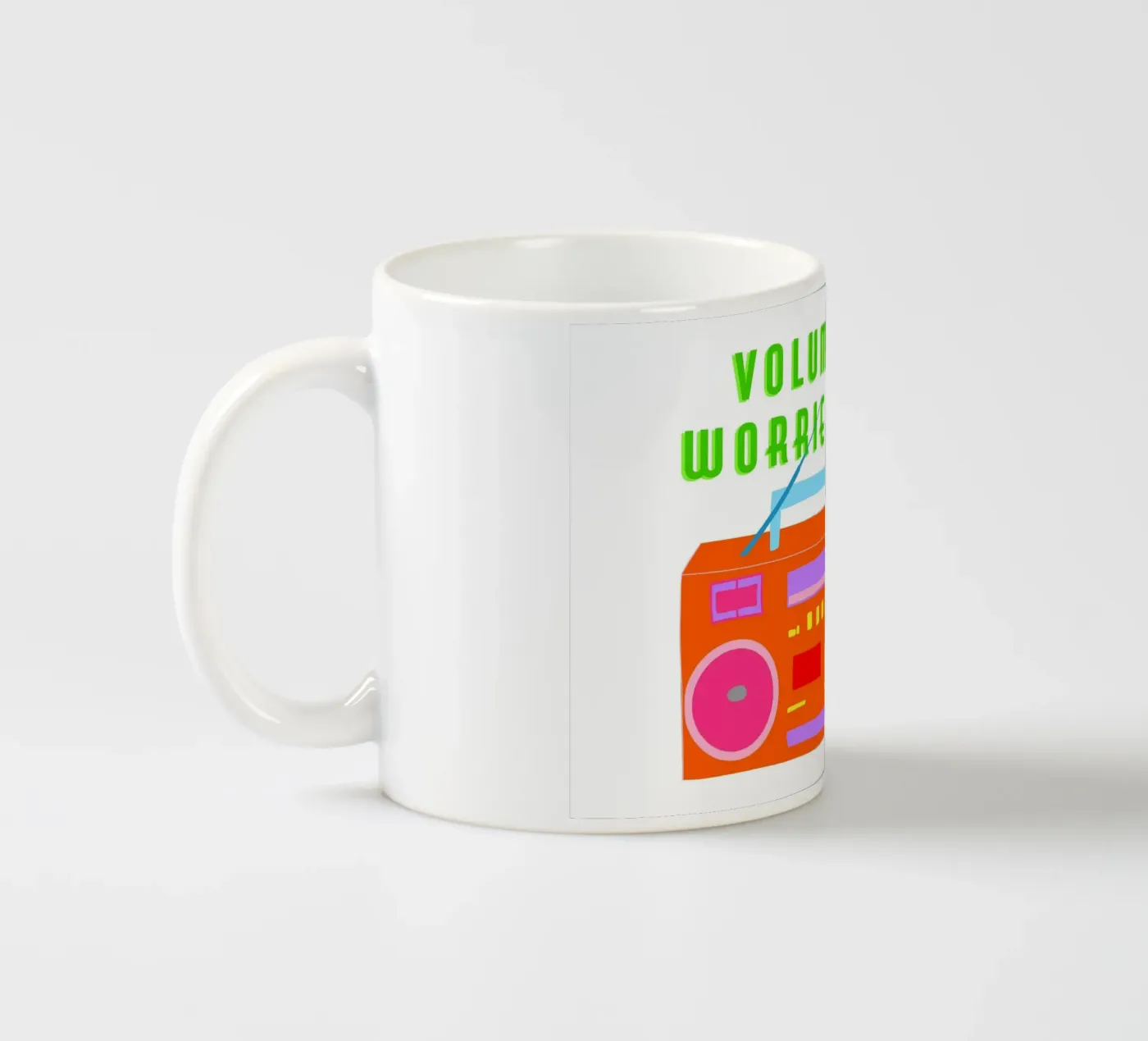 Volume up 2 ceramic mug by Limo und Mo