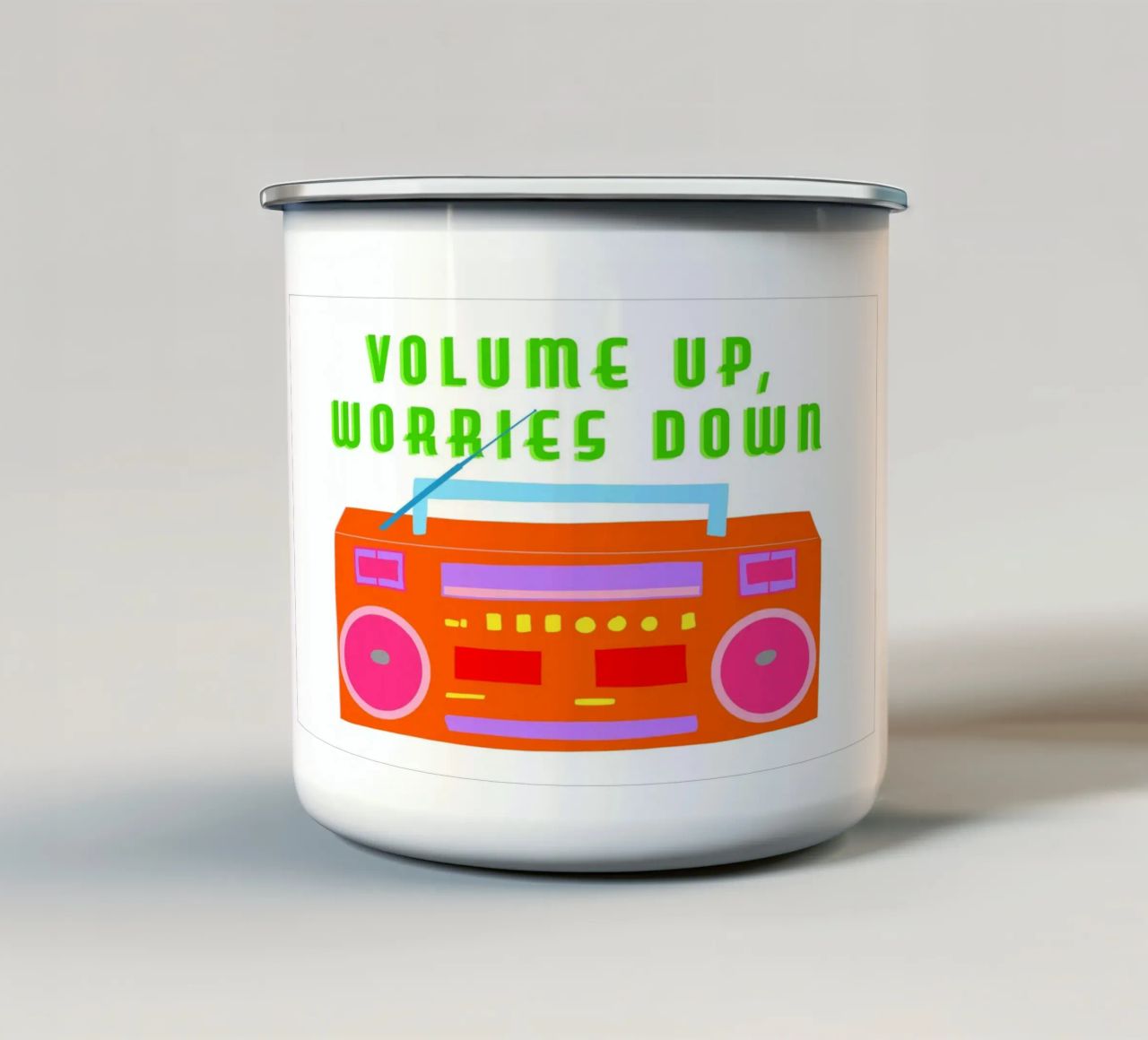 Volume up 2 tazza in smalto da Limo und Mo
