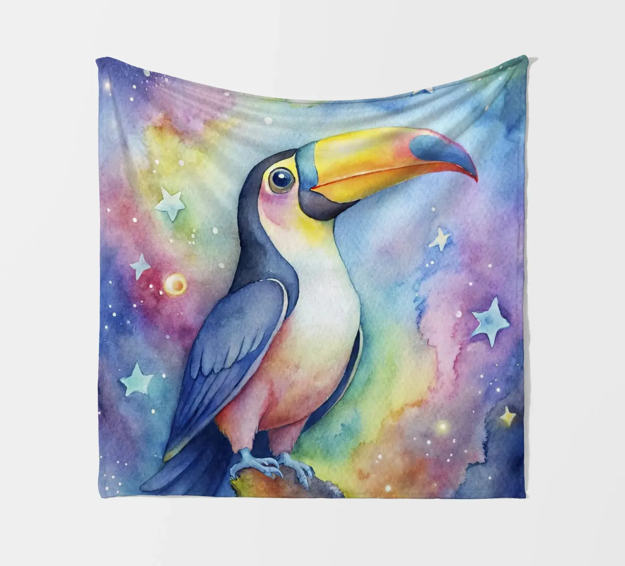 Tucano ad acquerello coperta in pile da 🎁 ARTVI-SHOP