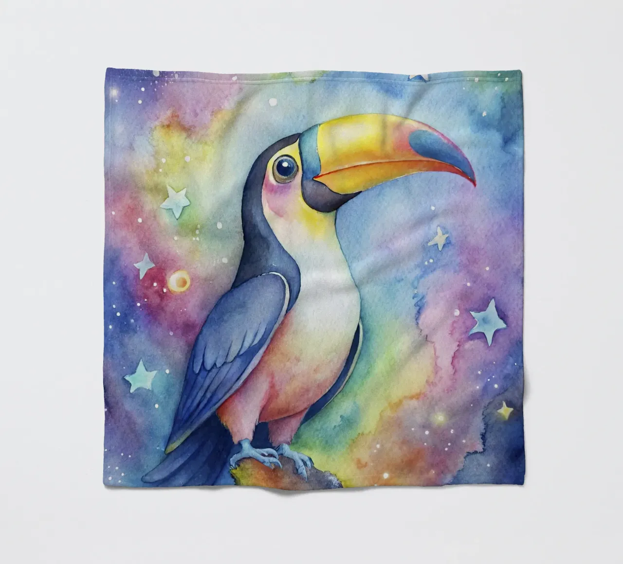Tucano ad acquerello coperta in pile da 🎁 ARTVI-SHOP