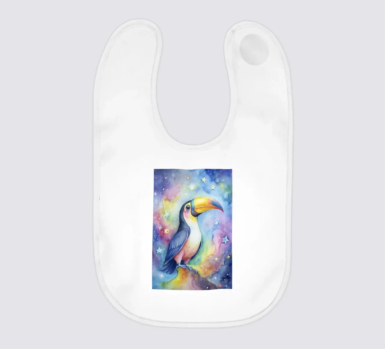 Tucano ad acquerello bavaglino da 🎁 ARTVI-SHOP