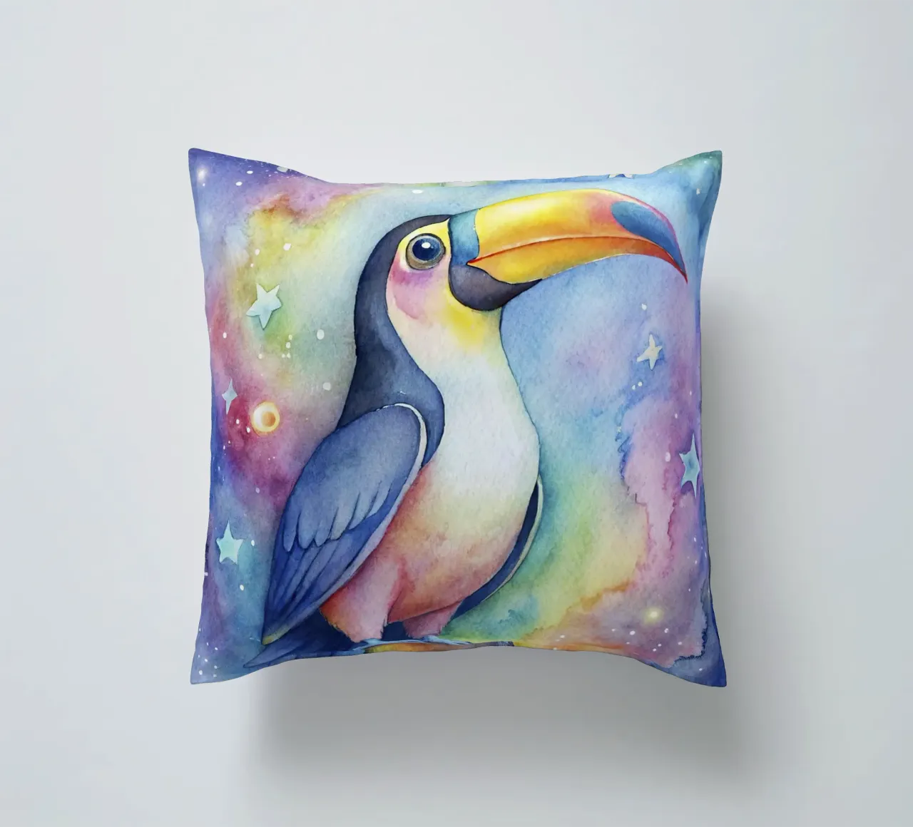 Tucano ad acquerello cuscino da 🎁 ARTVI-SHOP