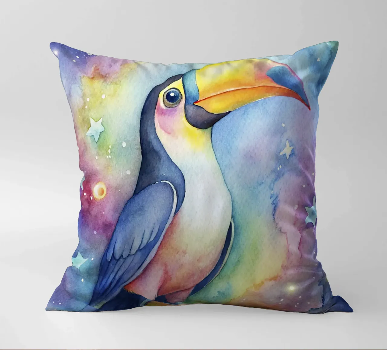 Tucano ad acquerello cuscino da 🎁 ARTVI-SHOP
