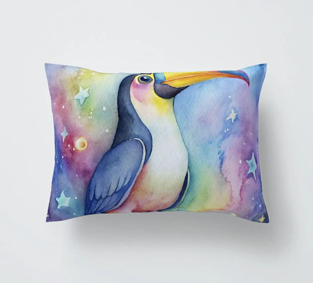 Tucano ad acquerello cuscino da 🎁 ARTVI-SHOP