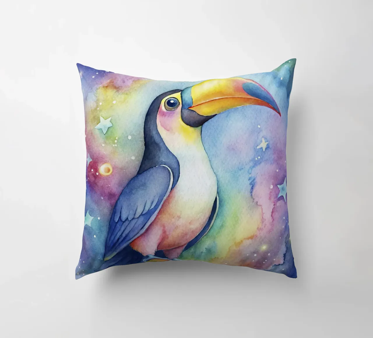 Tucano ad acquerello cuscino da 🎁 ARTVI-SHOP