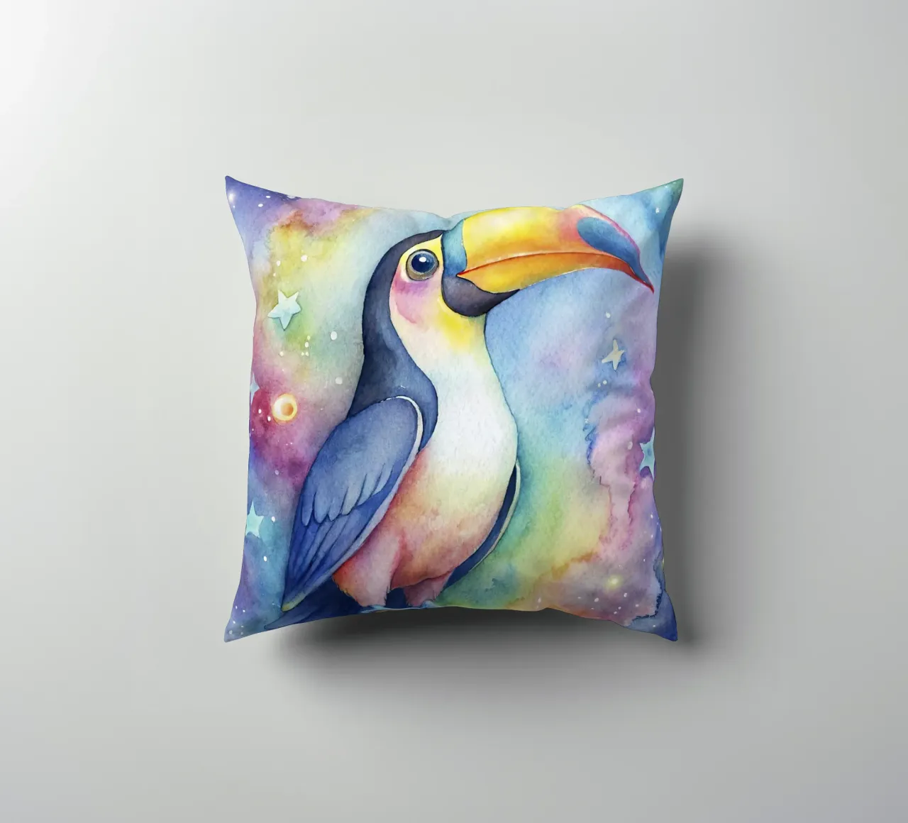 Tucano ad acquerello cuscino da 🎁 ARTVI-SHOP