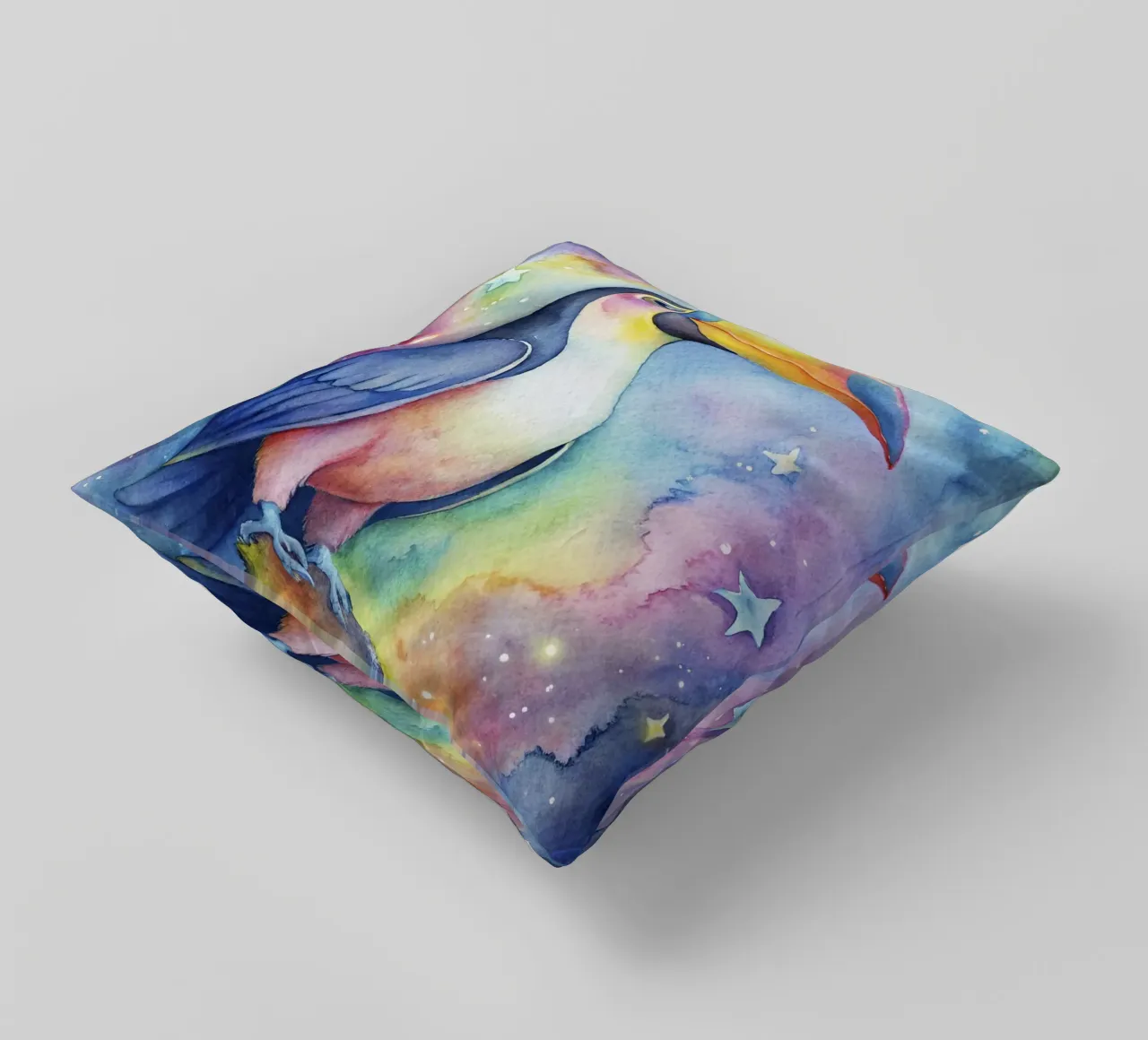 Tucano ad acquerello cuscino da 🎁 ARTVI-SHOP