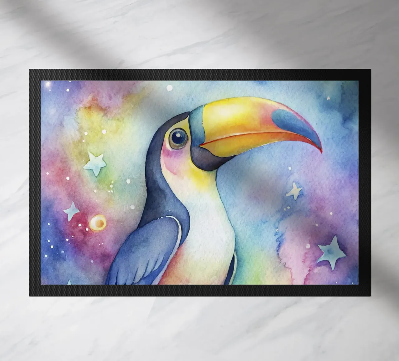 Tucano ad acquerello zerbino da 🎁 ARTVI-SHOP