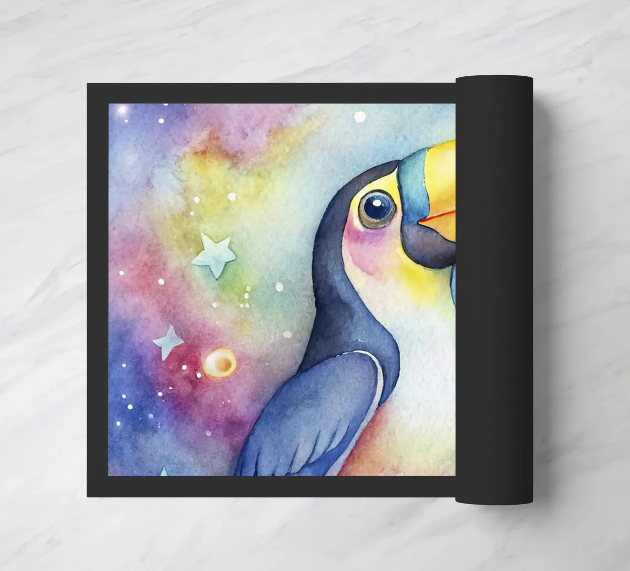 Tucano ad acquerello zerbino da 🎁 ARTVI-SHOP