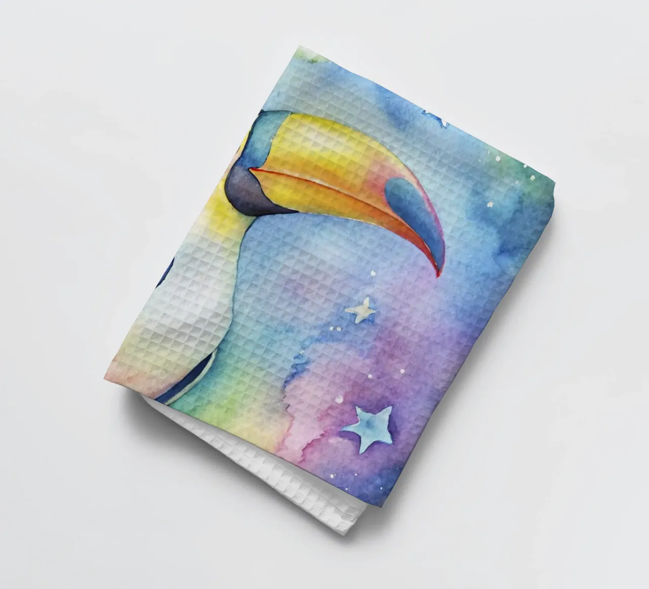 Tucano ad acquerello canovaccio da cucina da 🎁 ARTVI-SHOP