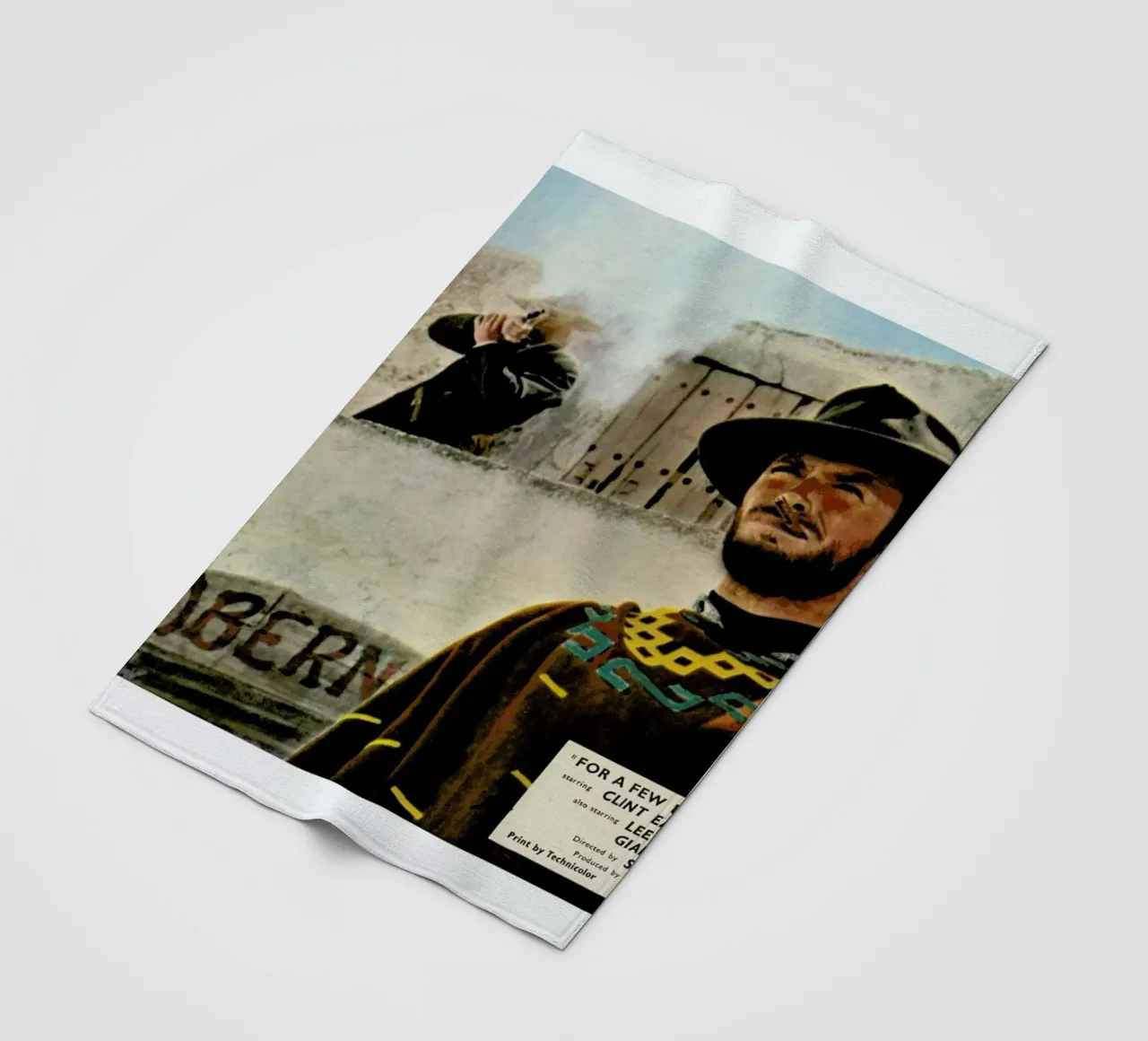 ‘For a Few Dollars More’ Retro Movie Poster coperta in pile da Gallery Print and Art Limited