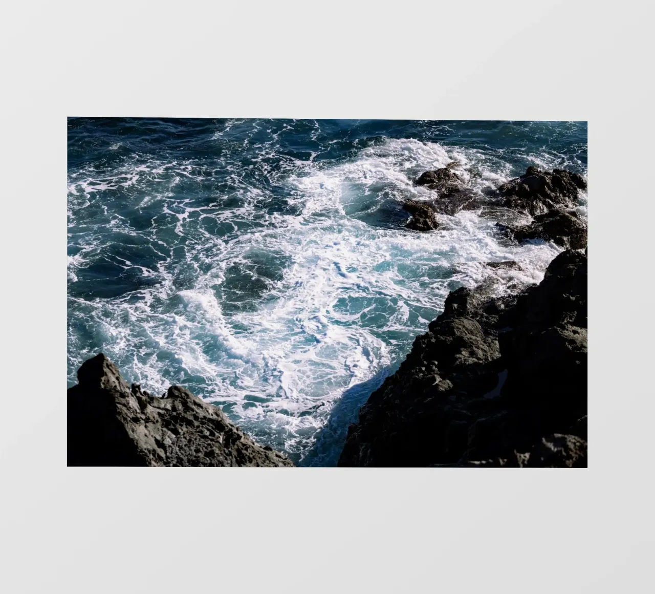 L'infrangersi delle onde pellicola backlit da Léa Lefebvre Photography