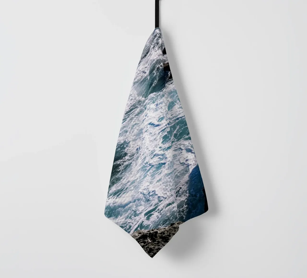 L'infrangersi delle onde canovaccio da cucina da Léa Lefebvre Photography