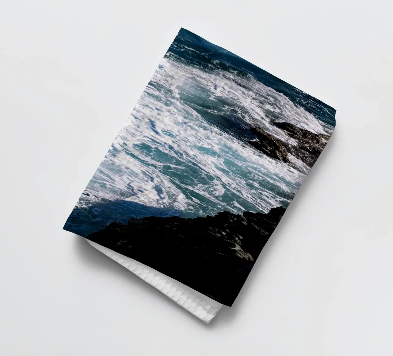 L'infrangersi delle onde canovaccio da cucina da Léa Lefebvre Photography