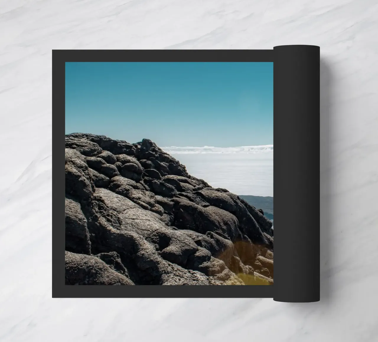 Vulkanische rust deurmat van Léa Lefebvre Photography