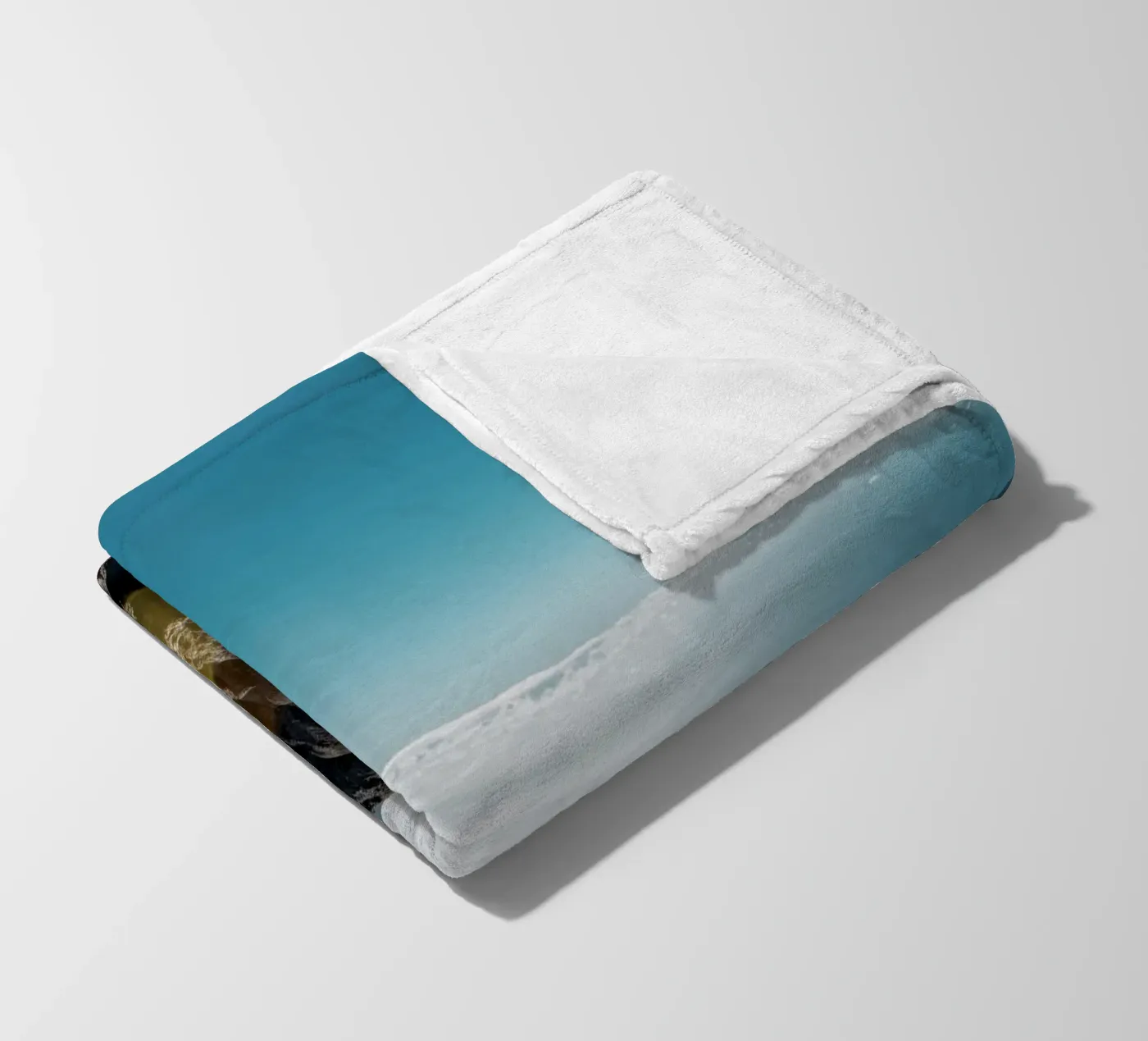 Volcanic calm fleecedeken van Léa Lefebvre Photography