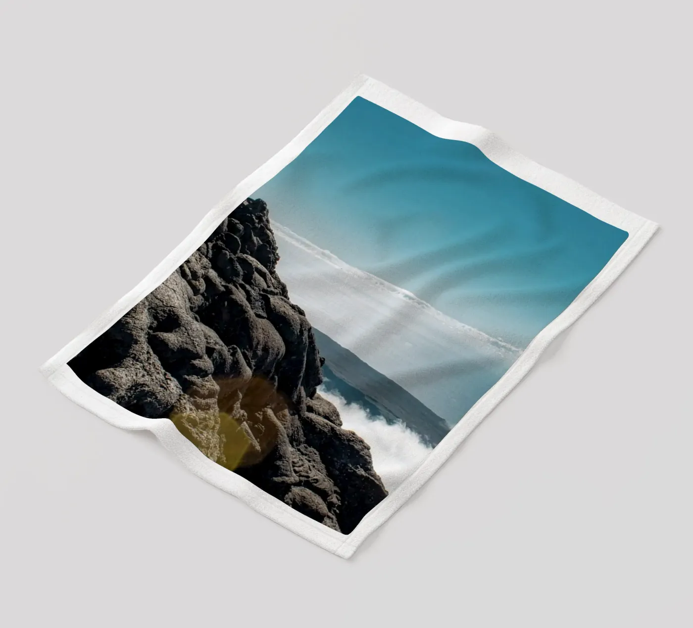 Volcanic calm fleecedeken van Léa Lefebvre Photography