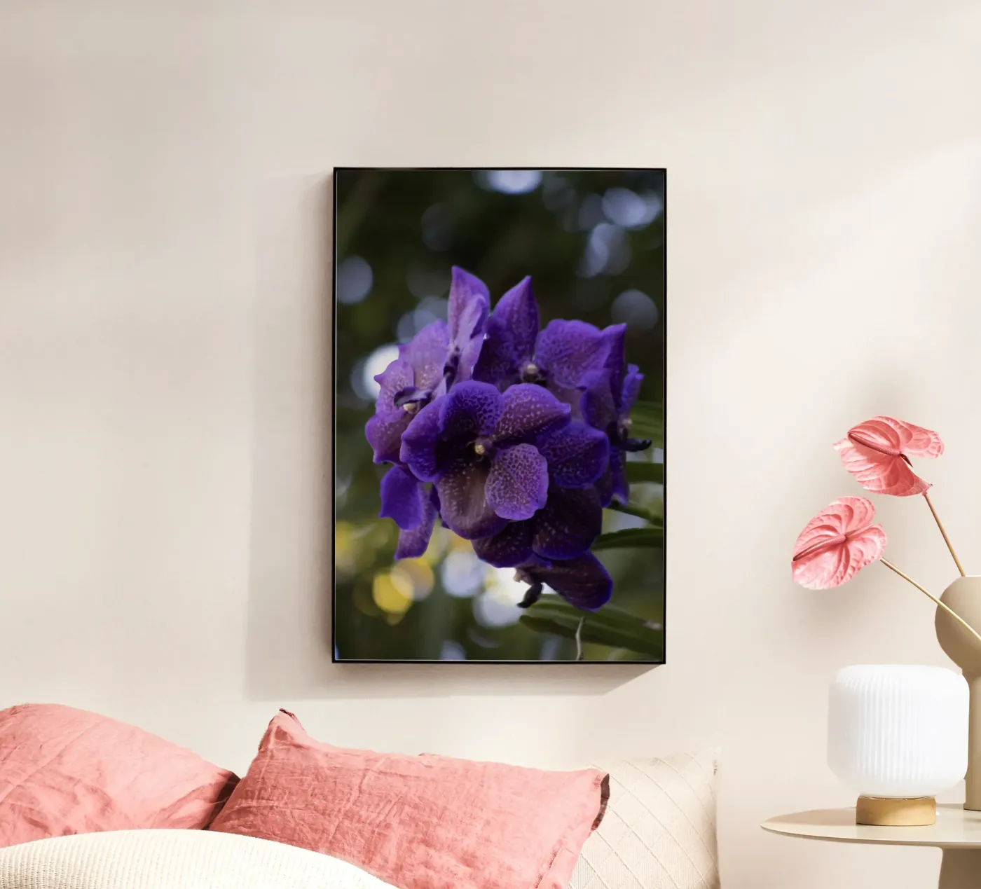 Purple Orchid Acryl-Glas von Léa Lefebvre Photography