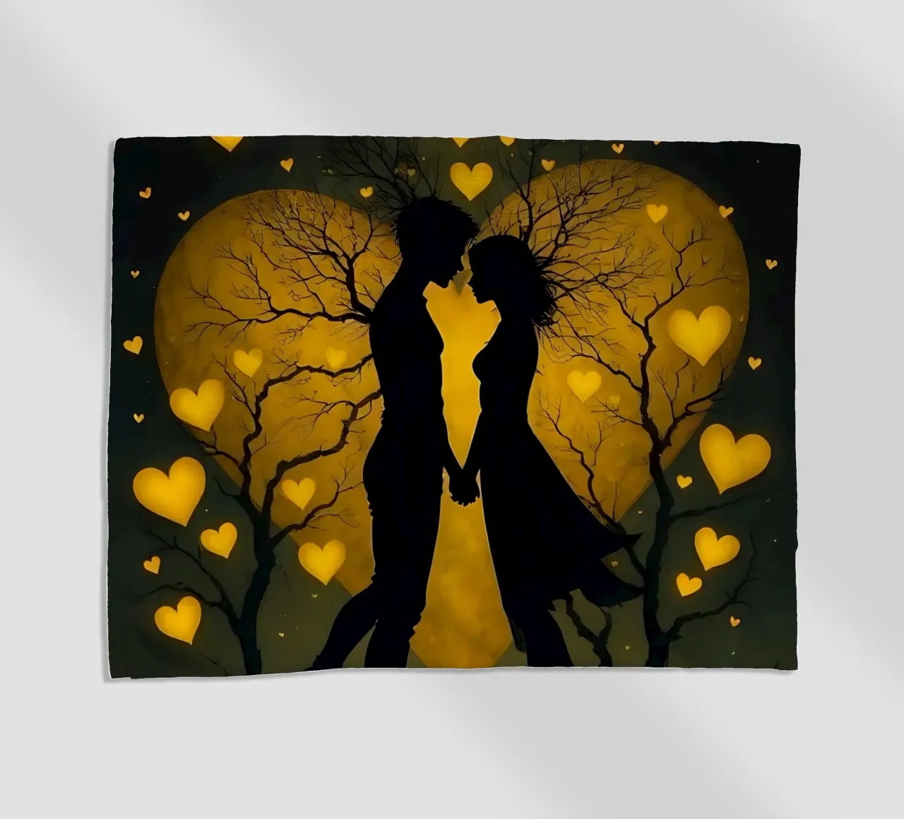Hearts_7 beach towel by schwarz-gelb by LK