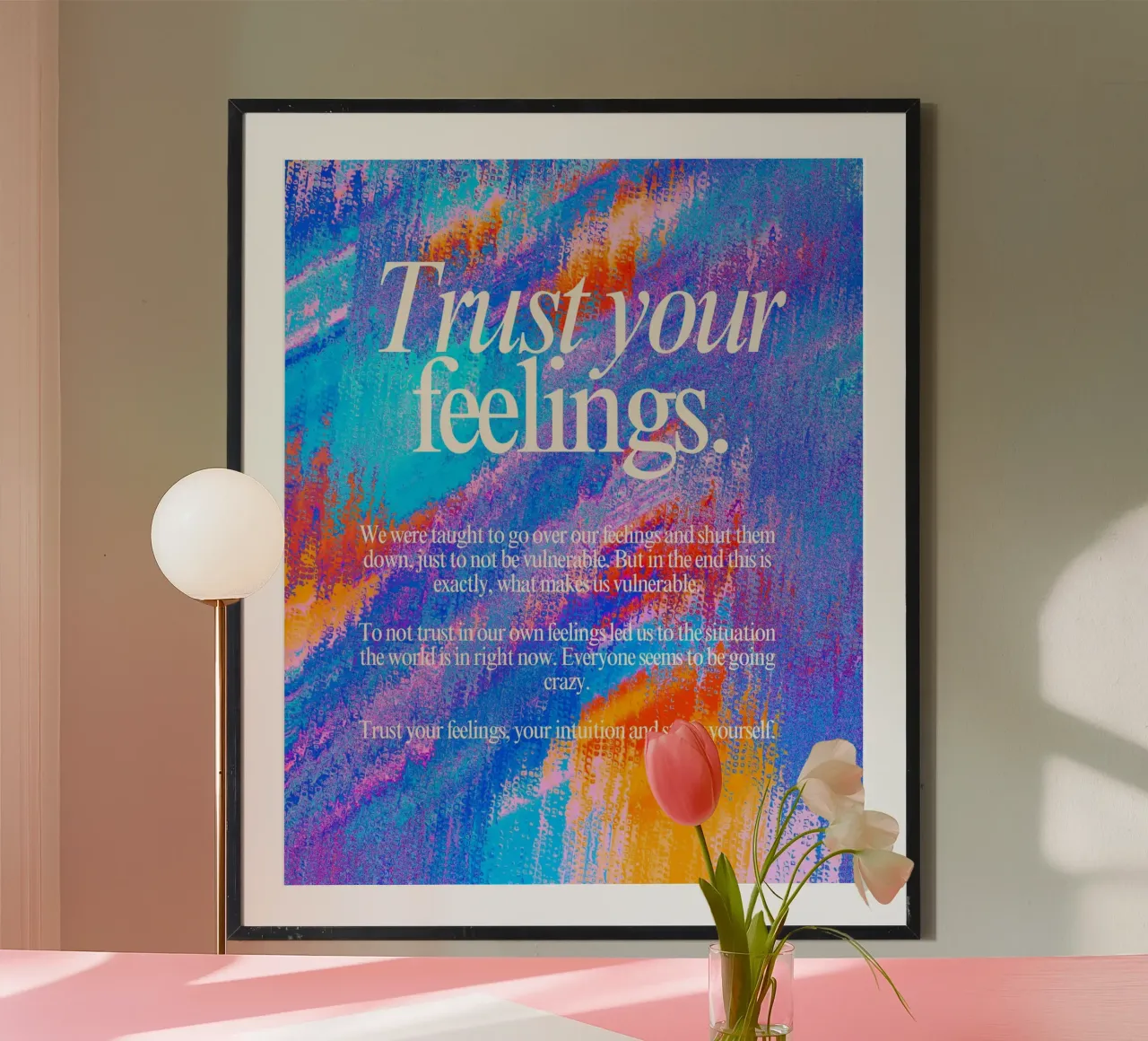 deep trust poster van Ambition Wall