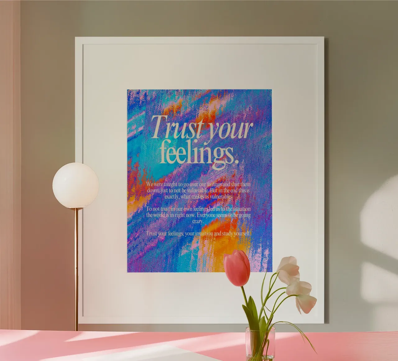 deep trust poster van Ambition Wall