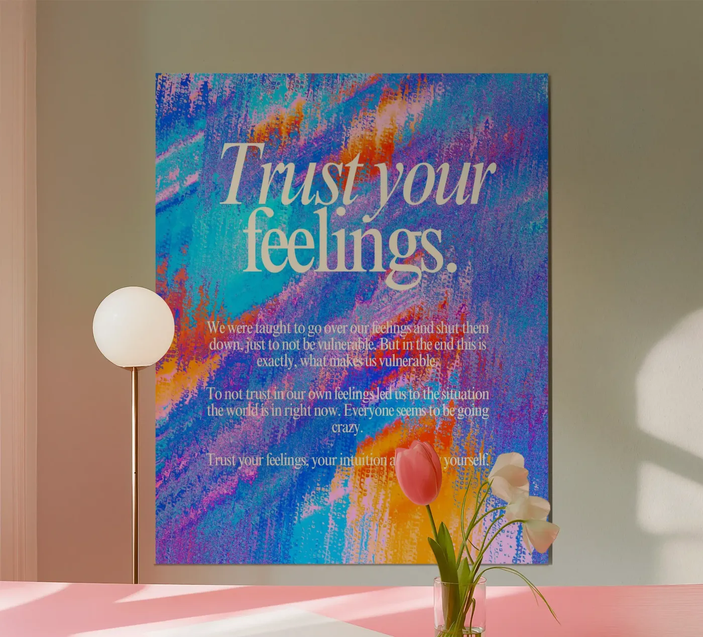 deep trust poster van pixelflow