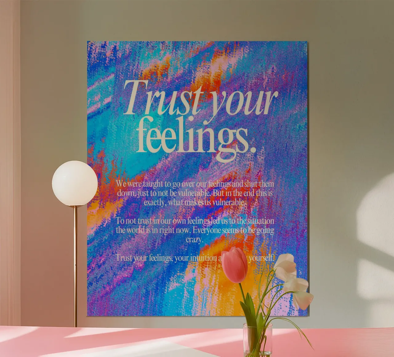 deep trust poster van Ambition Wall