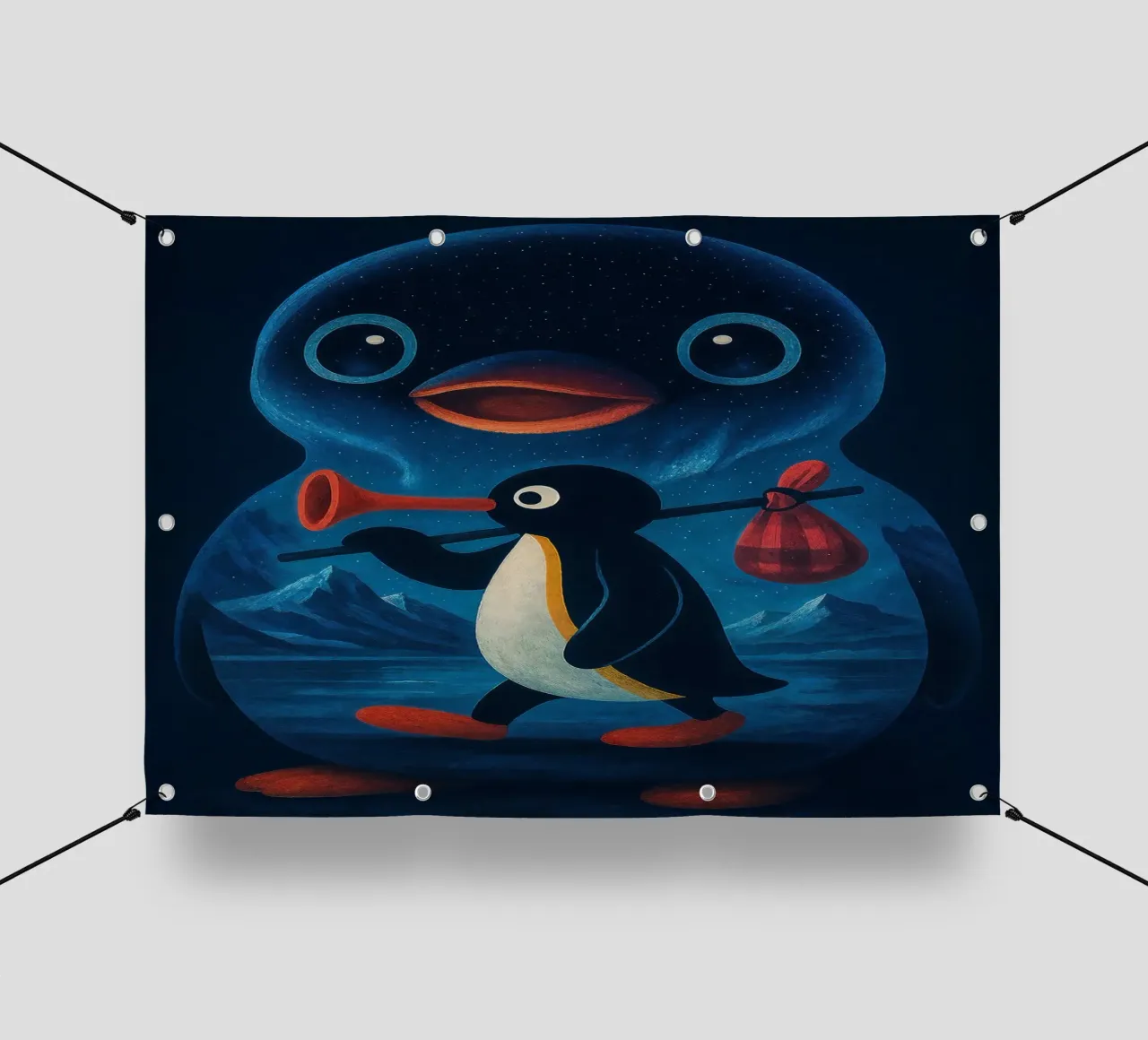 Noot Noot Penguin Art telo in pvc da Lootprint