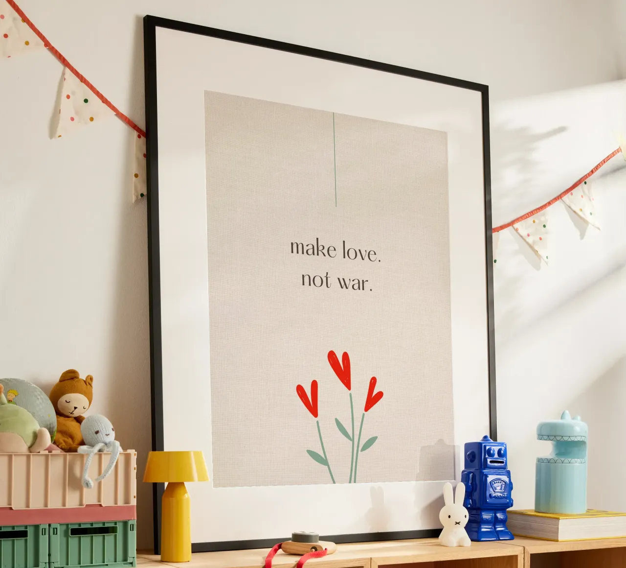 make love not war poster da Ambition Wall