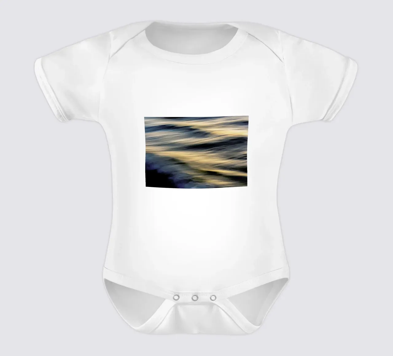 The Uniqueness Of Waves Xxiv body neonato maniche corte da Tal Paz-Fridman