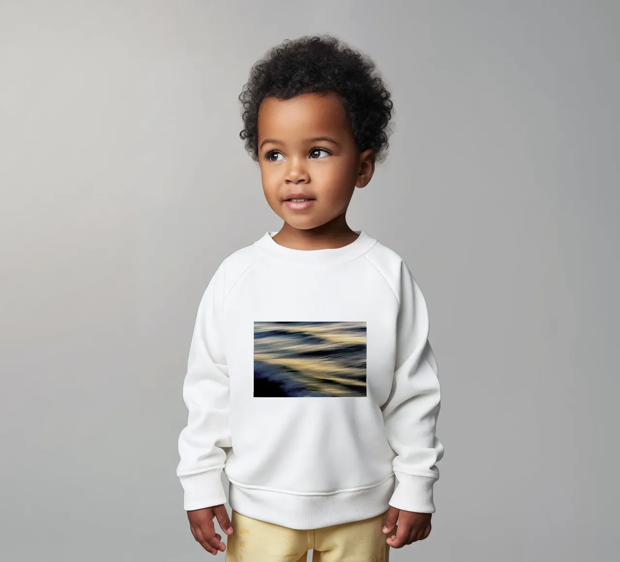 The Uniqueness Of Waves Xxiv baby sweatshirt van Tal Paz-Fridman