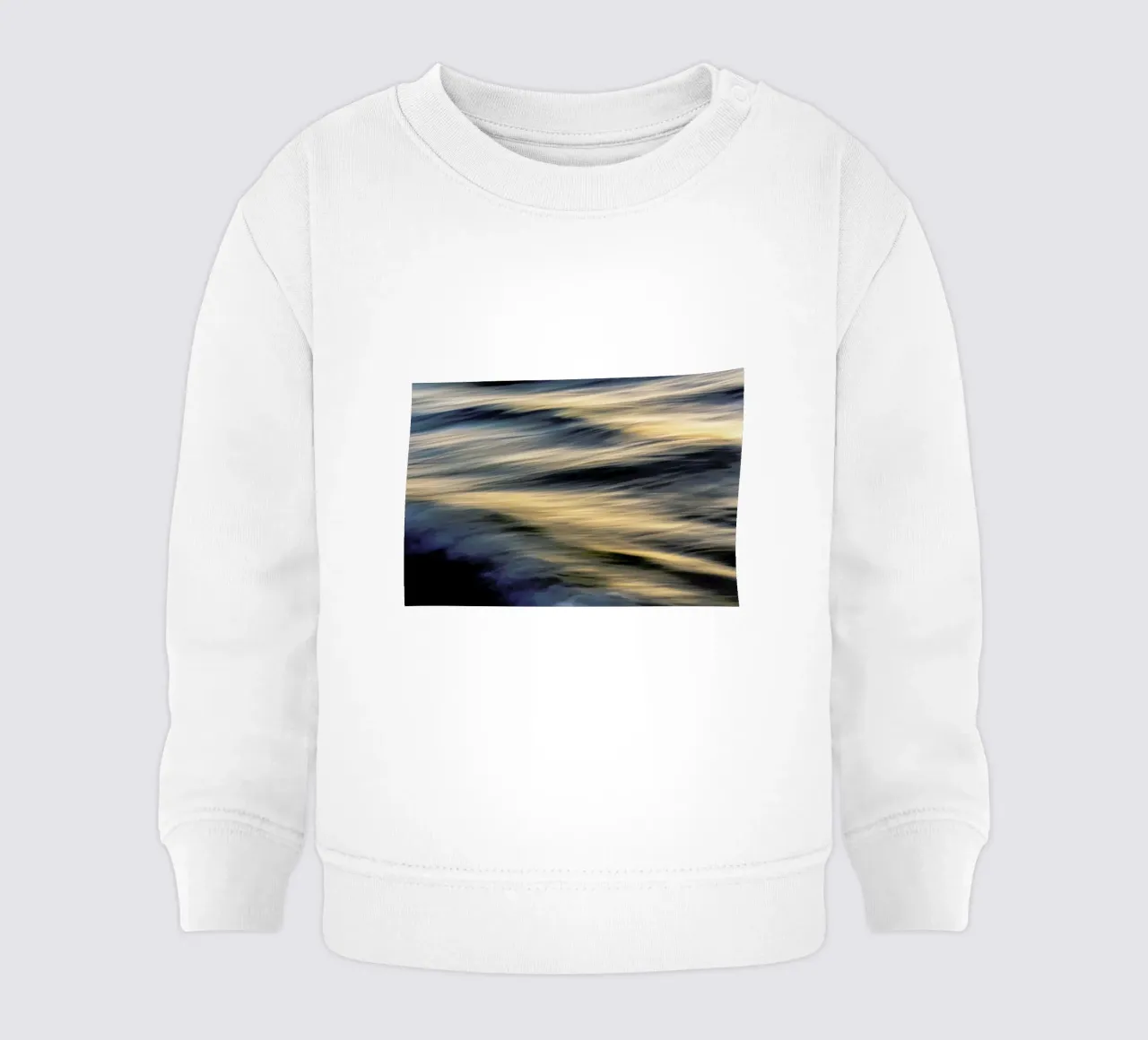 The Uniqueness Of Waves Xxiv baby sweatshirt van Tal Paz-Fridman