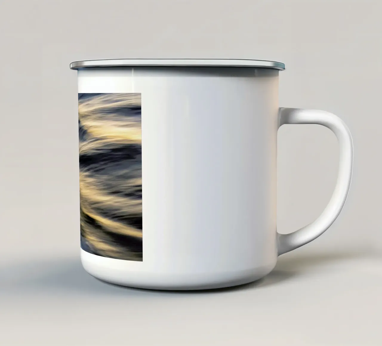 The Uniqueness Of Waves Xxiv Emaille Tasse von Tal Paz-Fridman