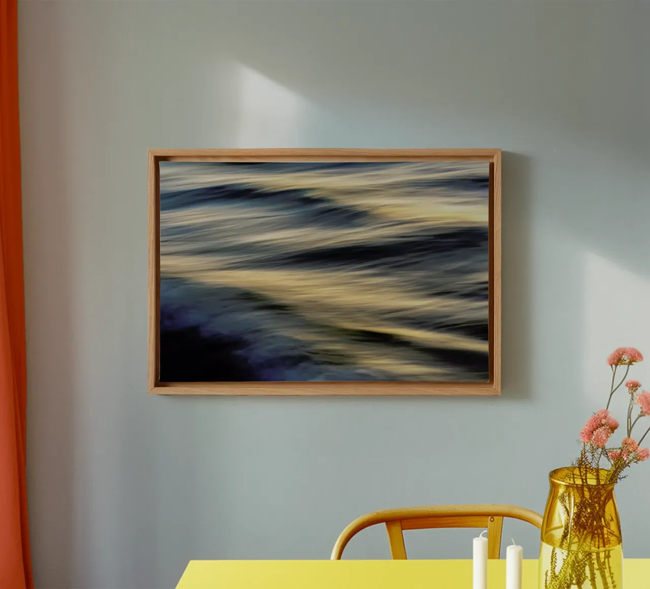 The Uniqueness Of Waves Xxiv tela con Cornice a cassetta da Tal Paz-Fridman