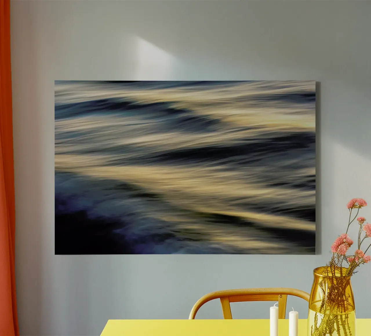 The Uniqueness Of Waves Xxiv tela con Cornice a cassetta da Tal Paz-Fridman