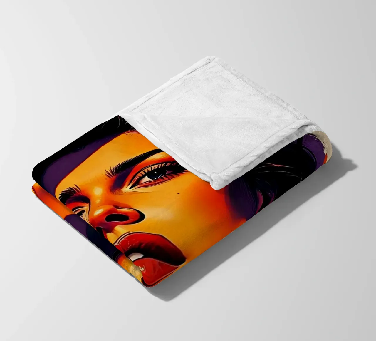 Stile_D_3 coperta in pile da AI-Portraits by LK