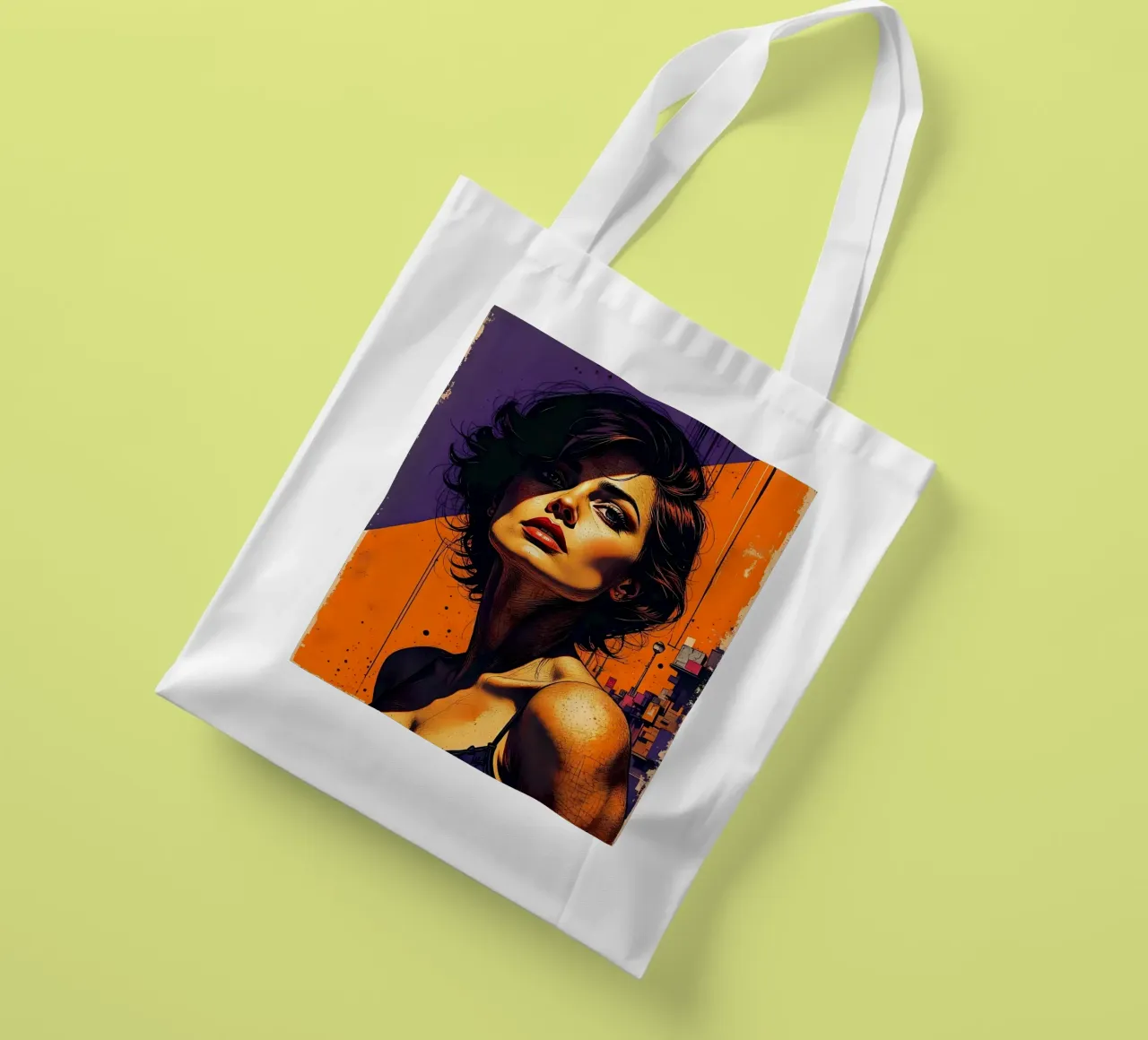 Stile_D_4 borsa in juta da AI-Portraits by LK