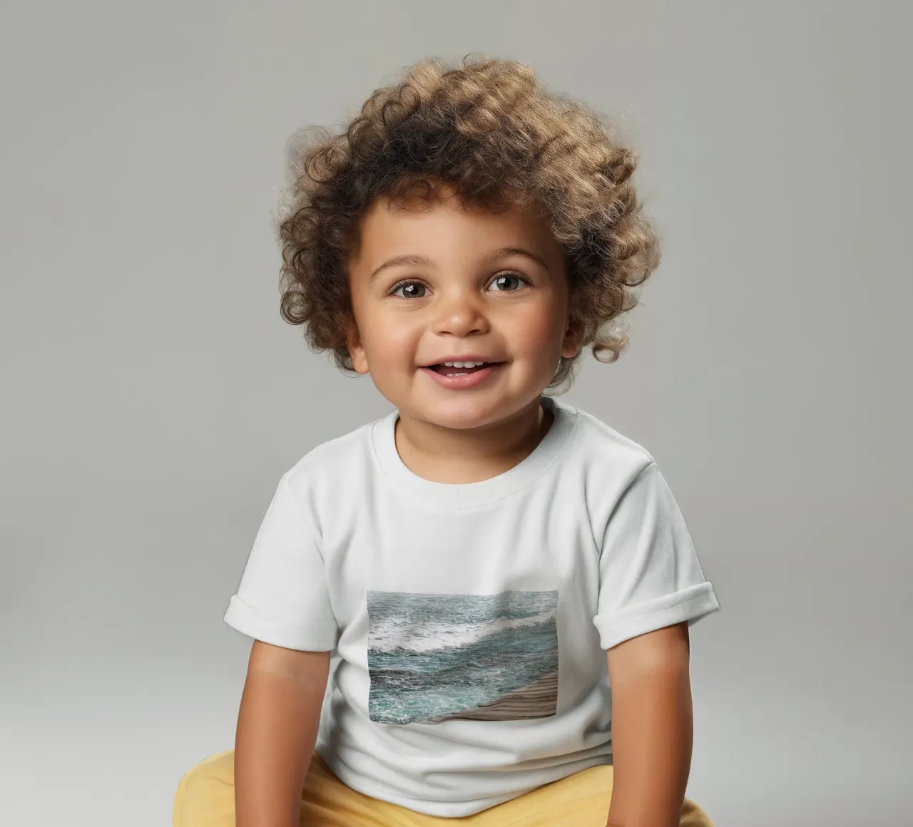 A stroll along the water's edge baby t-shirt by Léa Lefebvre Photography