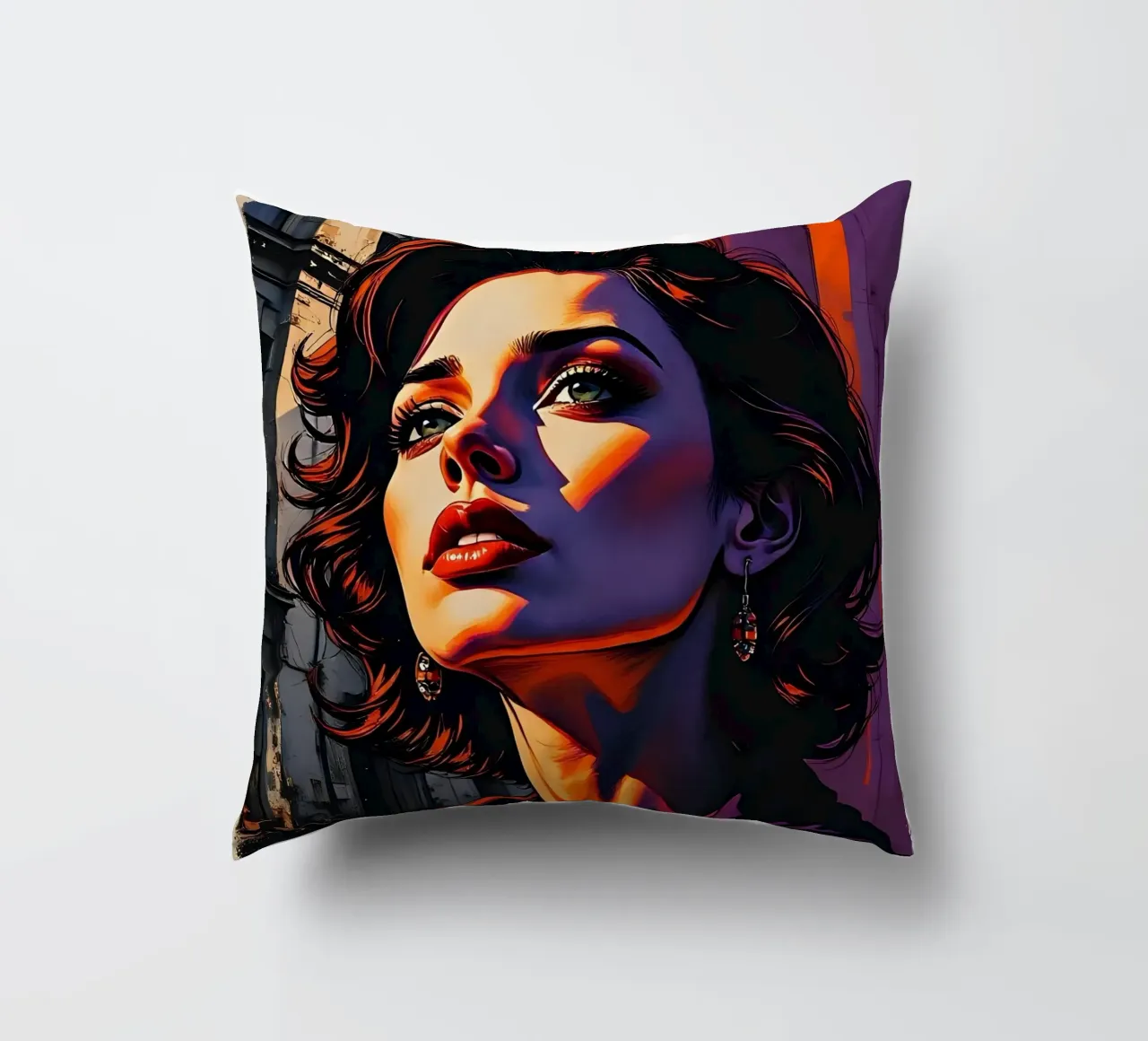 Stile_D_5 cuscino da AI-Portraits by LK