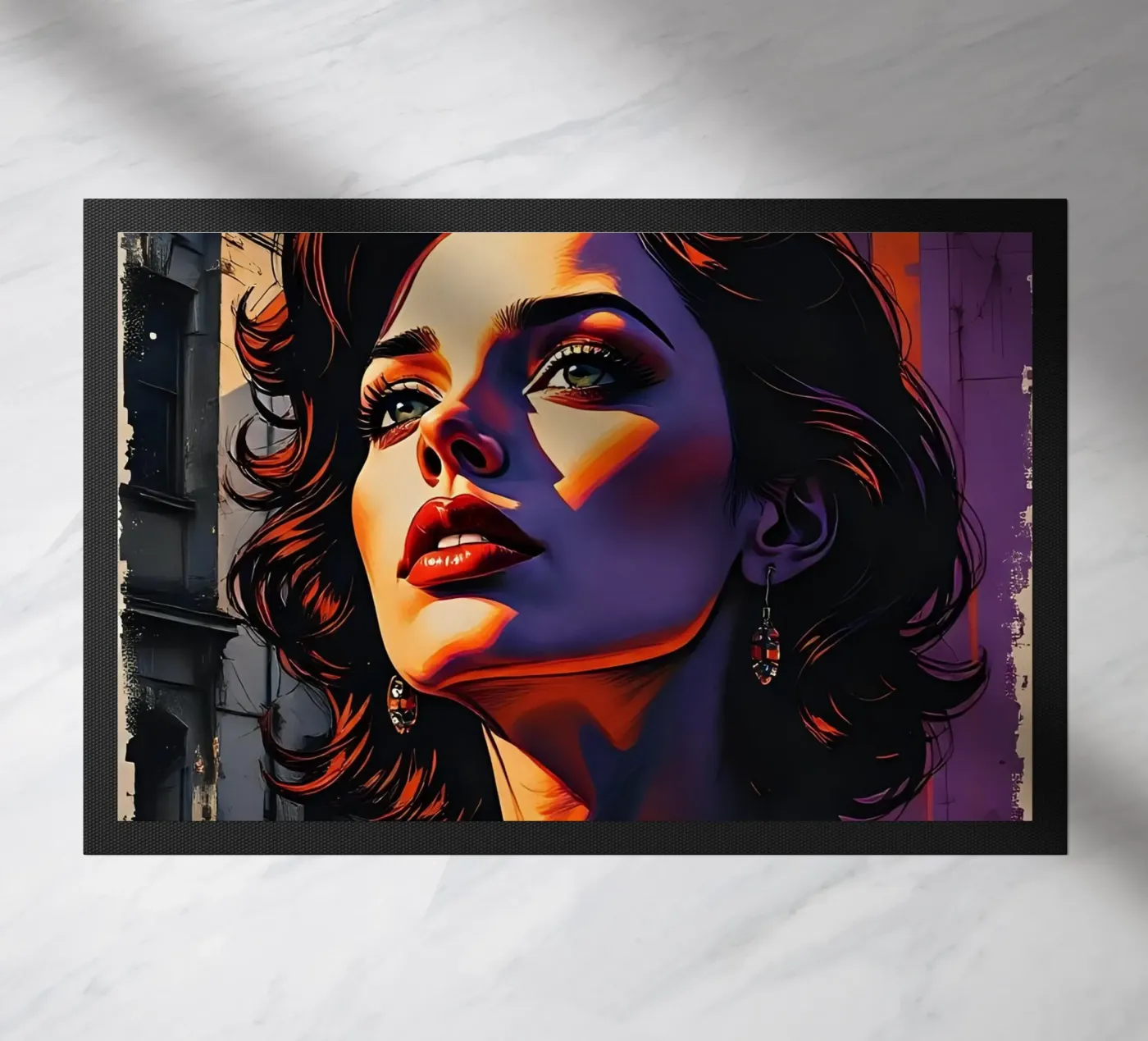 Style_D_5 doormat by AI-Portraits by LK