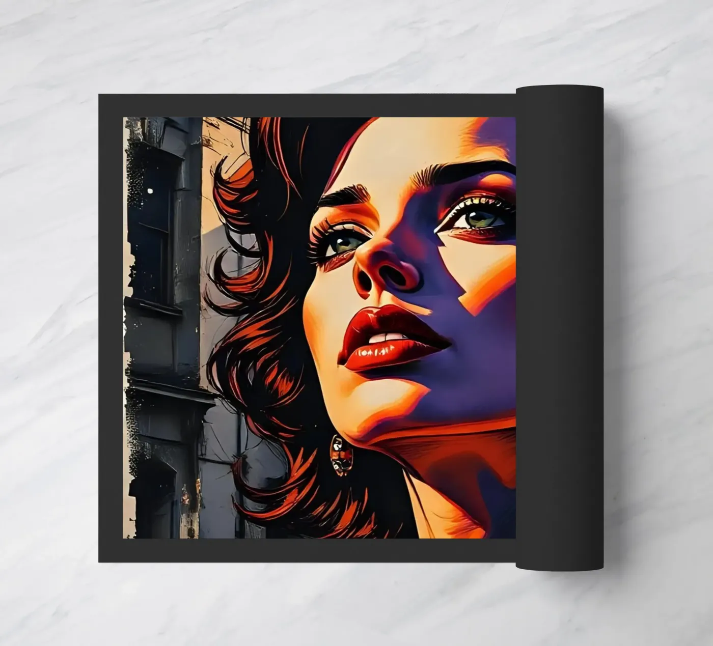 Style_D_5 doormat by AI-Portraits by LK