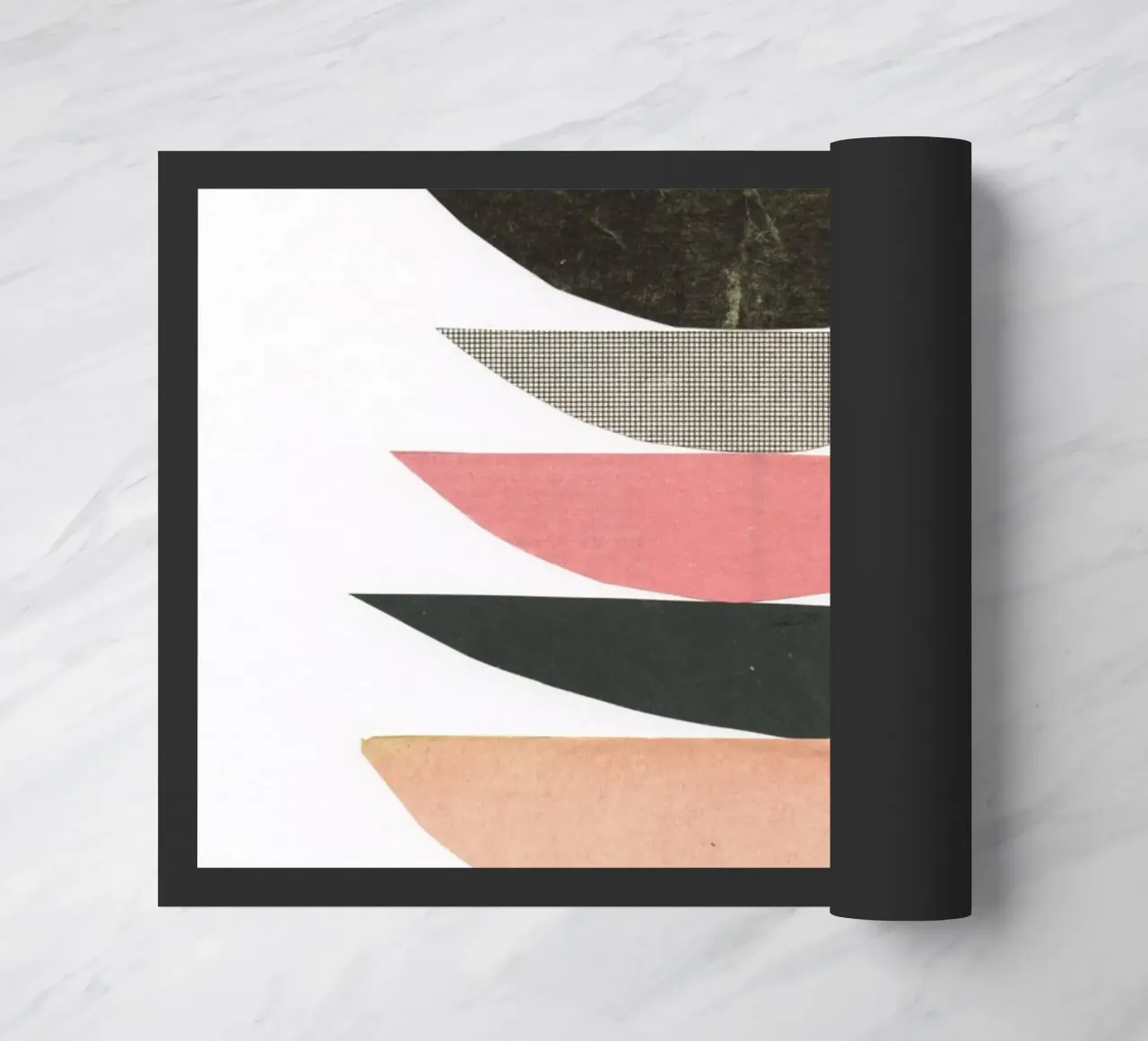 Abstract 032 doormat by Cassia Beck Collage