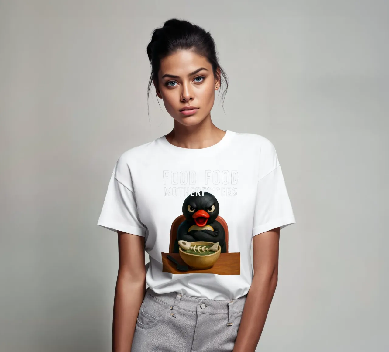 Noot Noot Pingu Food Art t-shirt da Lootprint