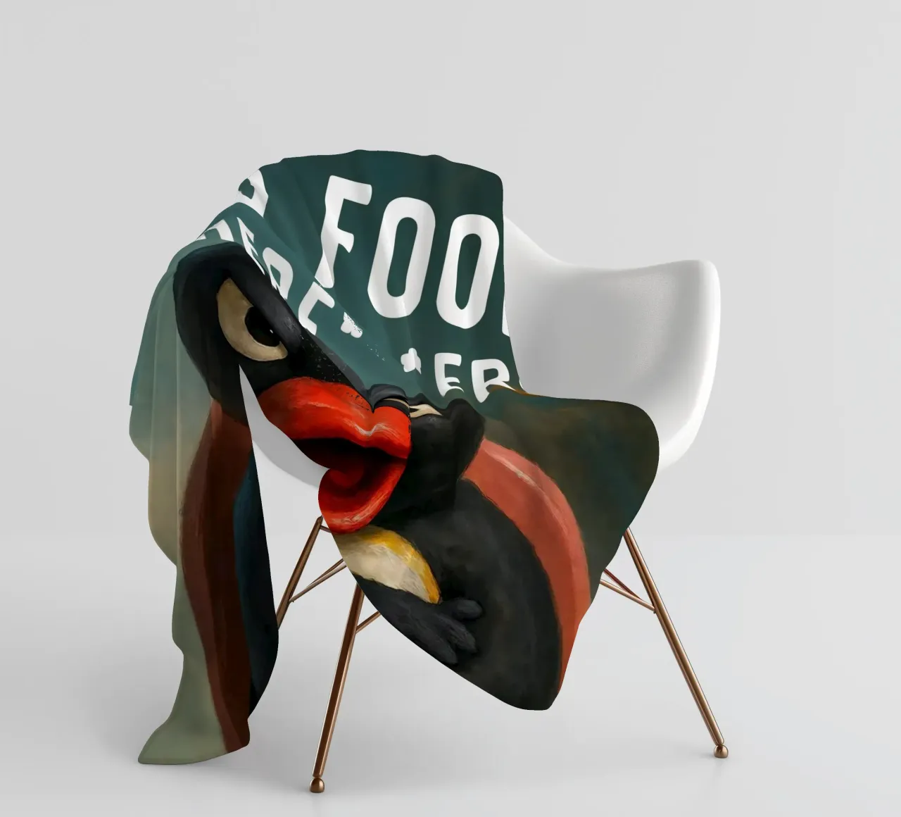 Noot Noot Pingu Food Art coperta in pile da Lootprint