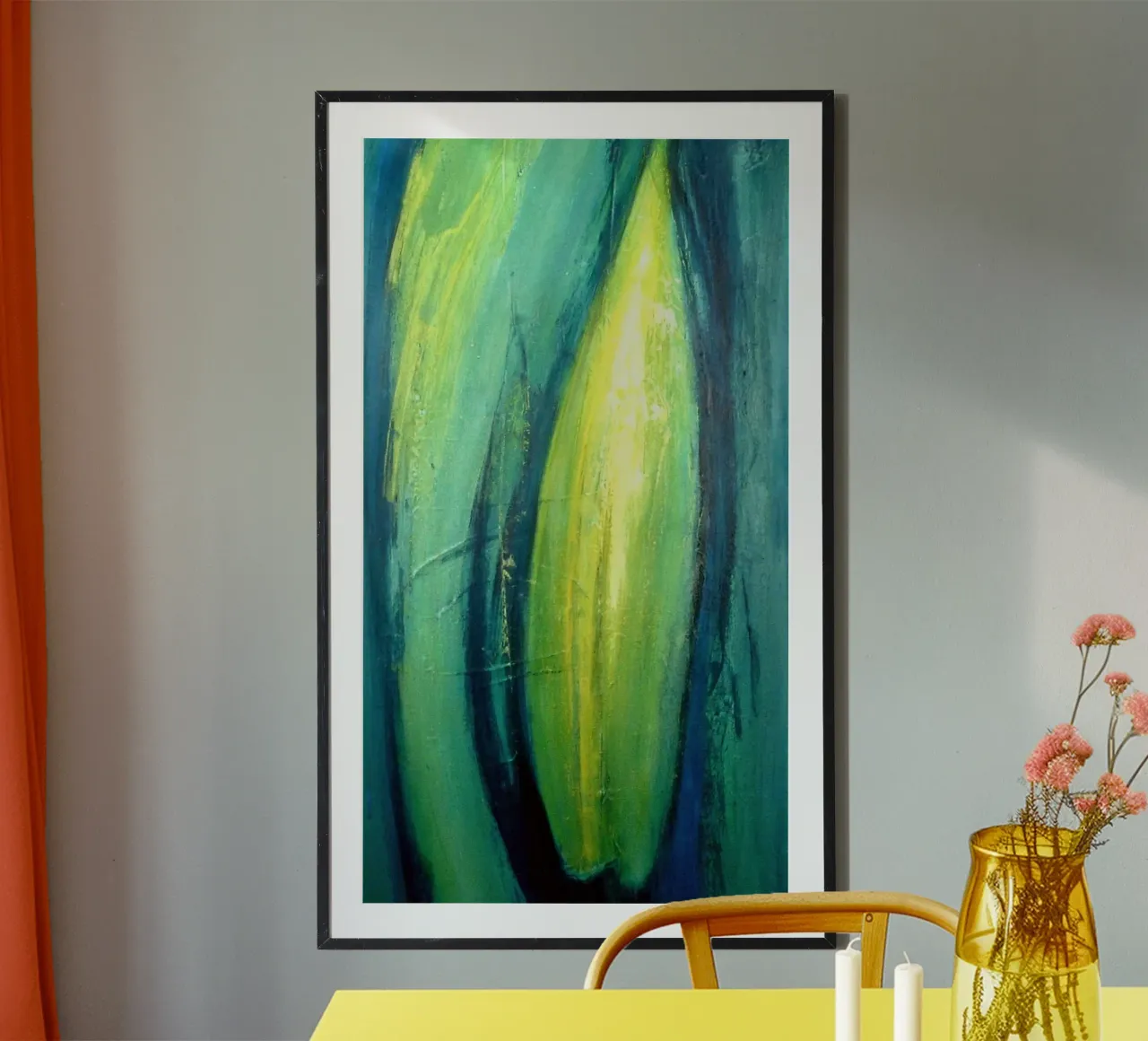 Herzblatt poster con telaio in alluminio da Anita Gewald
