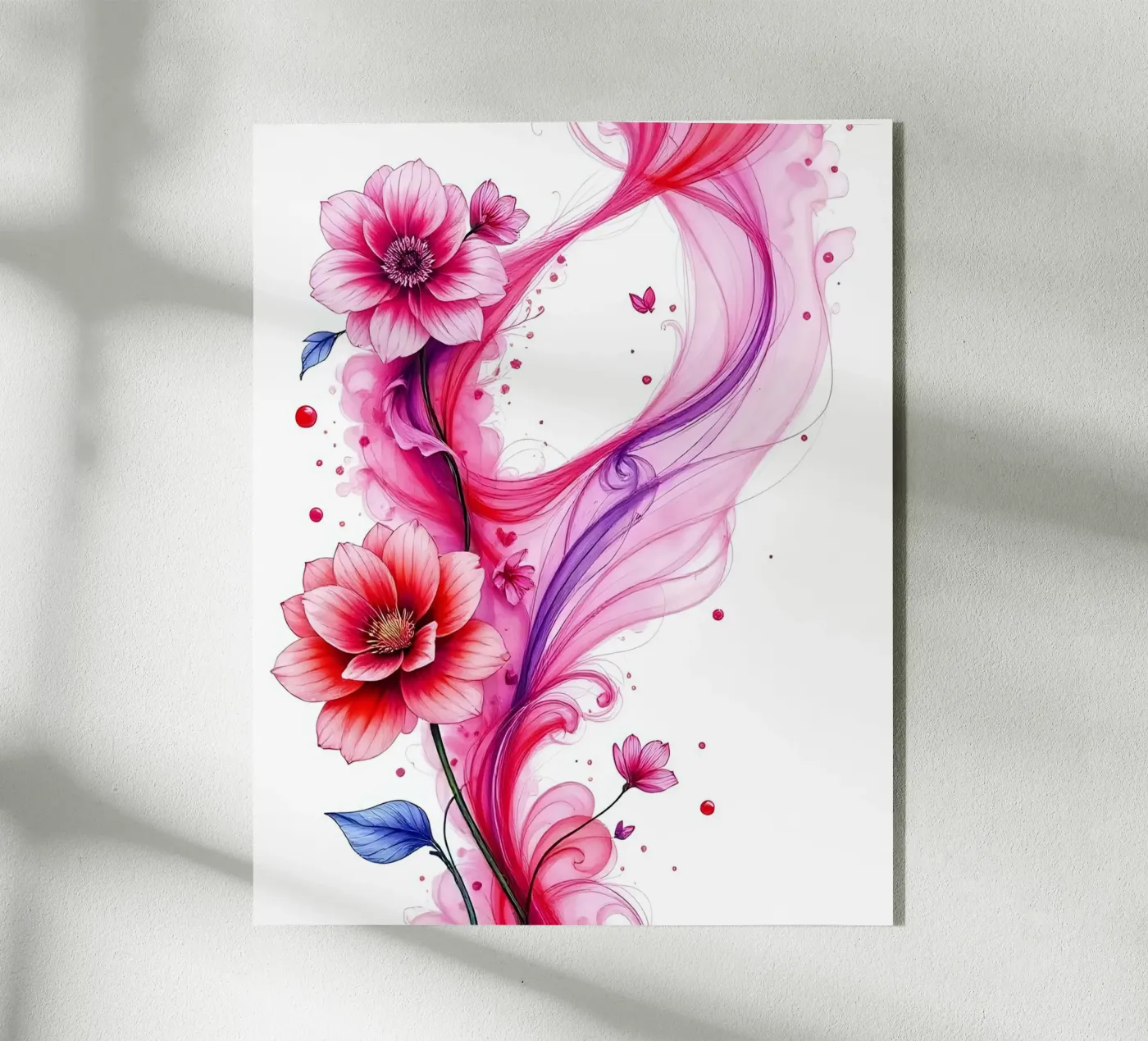 Fiori_Decor_1 plexiglass da Pink- und LoveArt by LK