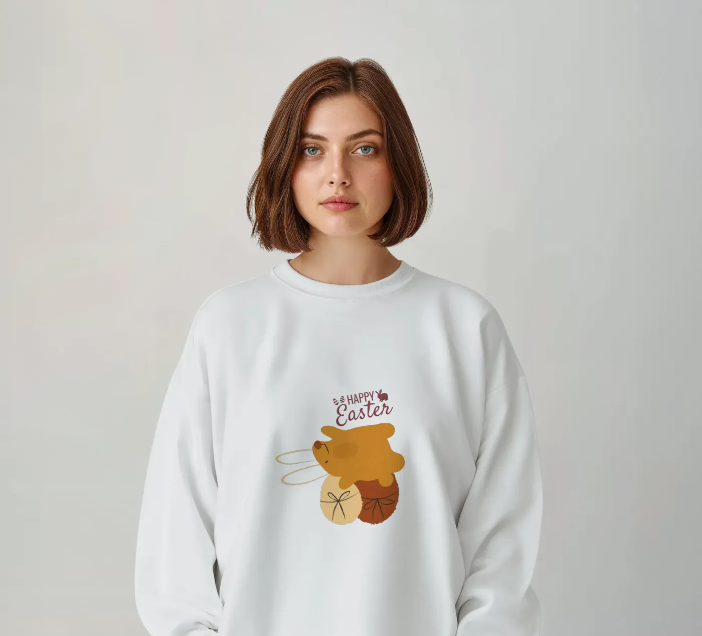 HAPPY Easter sweatshirt van ArtDesign by KBK