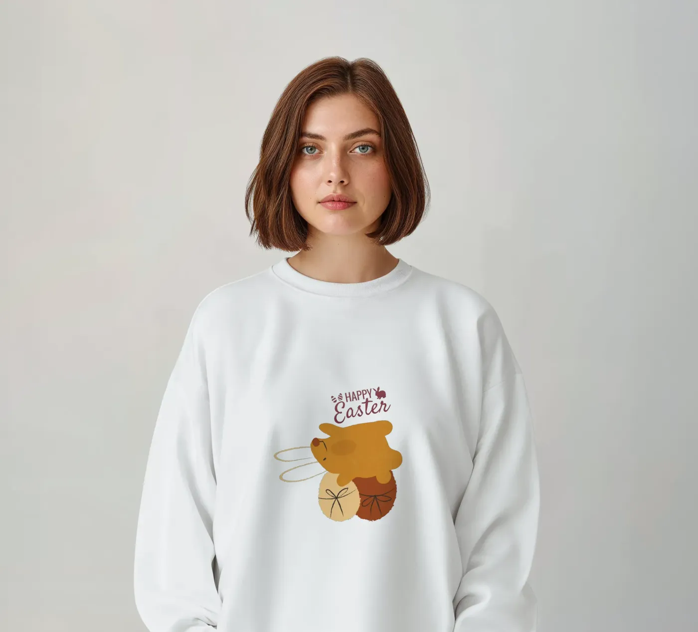 HAPPY Easter sweatshirt van ArtDesign by KBK