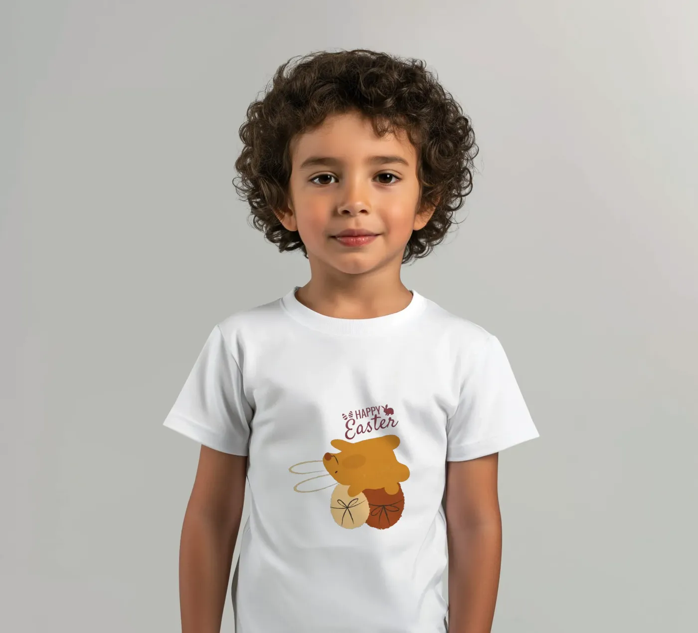 HAPPY Easter kinder t-shirt van ArtDesign by KBK